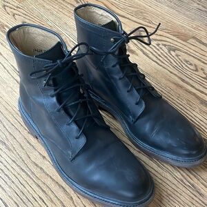 Frye Black Lace Boots. Excellent condition. James